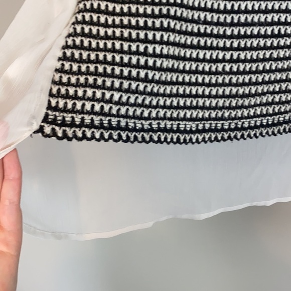 Sanctuary Mixed Media Sweater w/ Sheer Back Size Medium - Picture 7 of 10